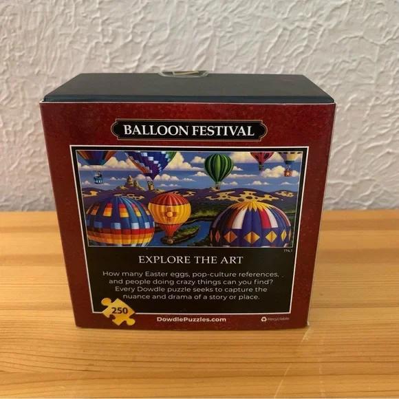 Dowdle Mini 250 pieces Wooden Puzzle - Balloon Festival - Picture 6 of 6